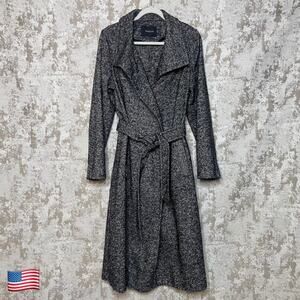 Babaton Jacoby Lightweight Wool Blend & Alpaca Wrap Coat